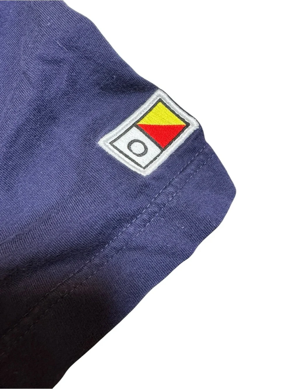 Lacoste Men's Regular Fit Nautical Flag Graphic T-Shirt - Navy - Size 3 / S - Picture 4 of 7